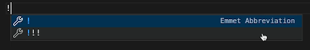emmet abbreviation