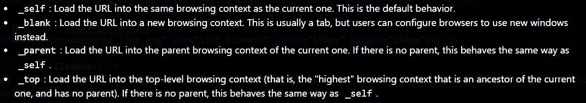 Anchor target values