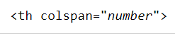 colspan
