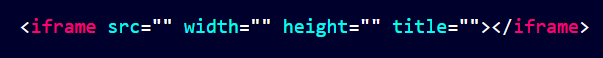iframe tag