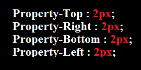property in different dimentions