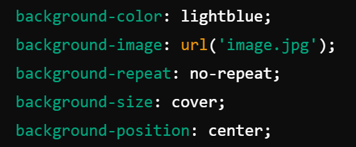 background Properties