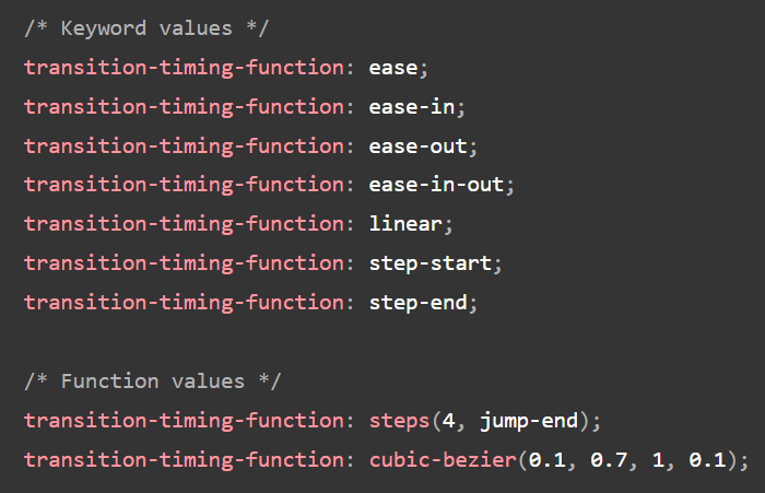Transition-timing-function